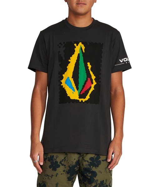 VOLCOM(ボルコム)の「【VOLCOM】JP STN COLOUR SS TEE(Tシャツ/カットソー・メンズ・ホワイト/ブラック・MEDIUM/X-LARGE/XX-LARGE/LARGE)」の2枚目の写真
