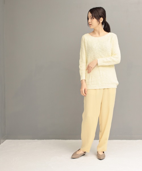 SESTO(セスト)の「センターシームVカットポインテッドトゥの柔らかバブーシュパンプス(パンプス・レディース・レッド/パイソン/アイボリー/ブラック/ゼブラ/レオパード/グレイッシュベージュ・S/LL/L/M/3L)」の20枚目の写真