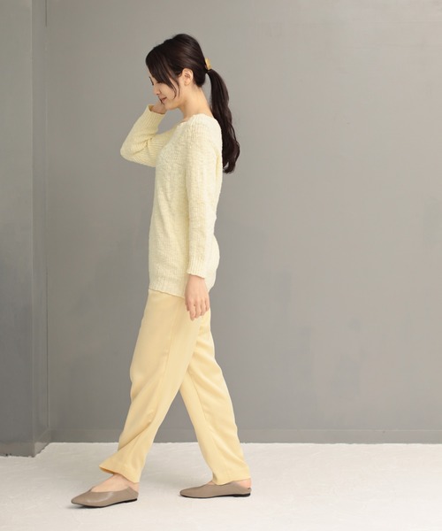 SESTO(セスト)の「センターシームVカットポインテッドトゥの柔らかバブーシュパンプス(パンプス・レディース・レッド/パイソン/アイボリー/ブラック/ゼブラ/レオパード/グレイッシュベージュ・S/LL/L/M/3L)」の21枚目の写真