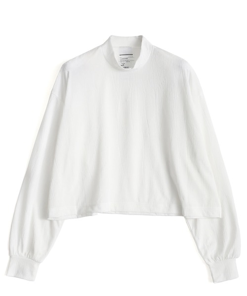 SHAREEF(シャリーフ)の「GRAFFITI JQ MOCK NECK SHORT PO(Tシャツ/カットソー・メンズ・ホワイト/ブラック/ダークグリーン・1/2/3)」の1枚目の写真