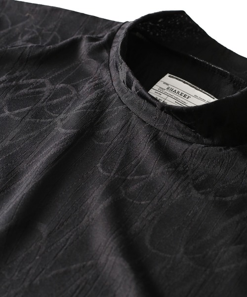 SHAREEF(シャリーフ)の「GRAFFITI JQ MOCK NECK SHORT PO(Tシャツ/カットソー・メンズ・ホワイト/ブラック/ダークグリーン・1/2/3)」の7枚目の写真