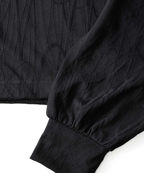 SHAREEF(シャリーフ)の「GRAFFITI JQ MOCK NECK SHORT PO(Tシャツ/カットソー・メンズ・ホワイト/ブラック/ダークグリーン・1/2/3)」の4枚目の写真