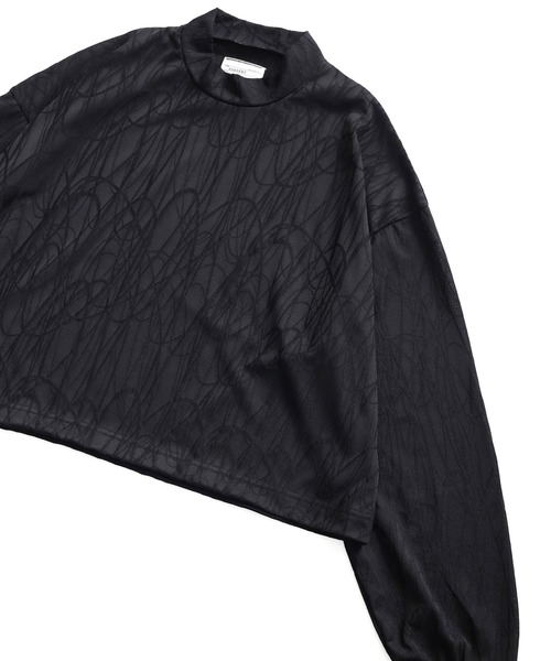 SHAREEF(シャリーフ)の「GRAFFITI JQ MOCK NECK SHORT PO(Tシャツ/カットソー・メンズ・ホワイト/ブラック/ダークグリーン・1/2/3)」の15枚目の写真