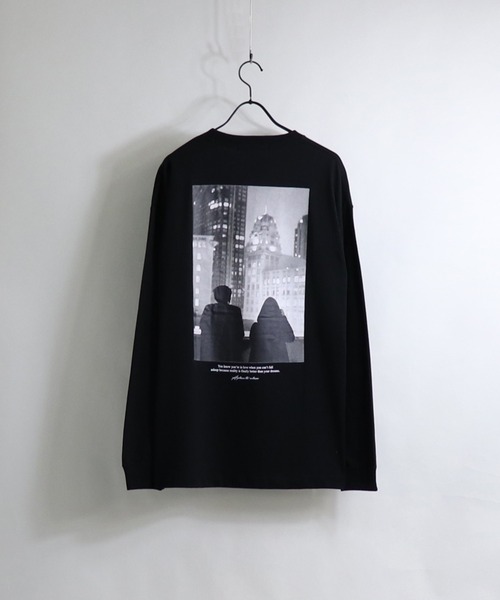 Confirm(コンファーム)の「Confirm / コンファーム バックプリントPHOTOロンT(Tシャツ/カットソー・メンズ・ブラック/ブラック系その他/ホワイト系その他/ホワイト/ブルー系その他/サックスブルー・M/L)」の5枚目の写真