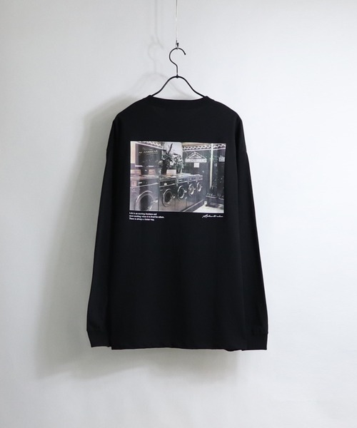 Confirm(コンファーム)の「Confirm / コンファーム バックプリントPHOTOロンT(Tシャツ/カットソー・メンズ・ブラック/ブラック系その他/ホワイト系その他/ホワイト/ブルー系その他/サックスブルー・M/L)」の12枚目の写真