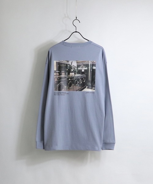 Confirm(コンファーム)の「Confirm / コンファーム バックプリントPHOTOロンT(Tシャツ/カットソー・メンズ・ブラック/ブラック系その他/ホワイト系その他/ホワイト/ブルー系その他/サックスブルー・M/L)」の16枚目の写真