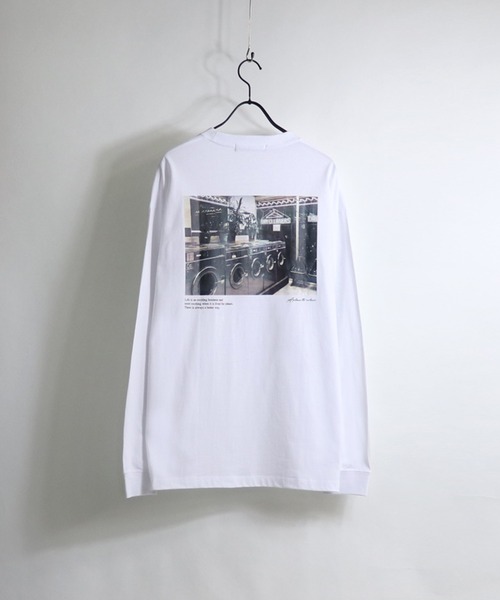 Confirm(コンファーム)の「Confirm / コンファーム バックプリントPHOTOロンT(Tシャツ/カットソー・メンズ・ブラック/ブラック系その他/ホワイト系その他/ホワイト/ブルー系その他/サックスブルー・M/L)」の8枚目の写真