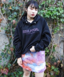 atmos pink（アトモスピンク）の「atmos pink  台形 スカート タイダイ フリース（スカート）」