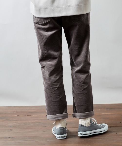 cepo（セポ）の「コーデュロイ　ホールドアップクロップドパンツ　２（その他パンツ・レディース・グレー/オフホワイト/サックスブルー/ワインレッド/オリーブ・S/M/L）」の11枚目の写真