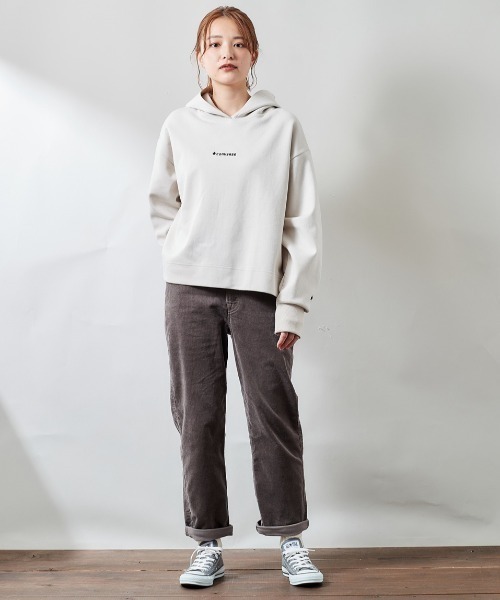 cepo（セポ）の「コーデュロイ　ホールドアップクロップドパンツ　２（その他パンツ・レディース・グレー/オフホワイト/サックスブルー/ワインレッド/オリーブ・S/M/L）」の12枚目の写真