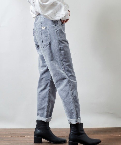 cepo（セポ）の「コーデュロイ　ホールドアップクロップドパンツ　２（その他パンツ・レディース・グレー/オフホワイト/サックスブルー/ワインレッド/オリーブ・S/M/L）」の13枚目の写真
