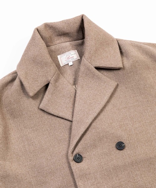 Revo.（レボ）の「Revo. レヴォ オーバーサイズ ダブルチェスターコート TH-3081（チェスターコート・メンズ・グレー/ライトベージュ/チャコール・1(M)/2(L)）」の16枚目の写真