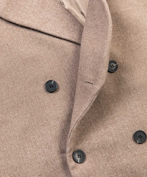 Revo.（レボ）の「Revo. レヴォ オーバーサイズ ダブルチェスターコート TH-3081（チェスターコート・メンズ・グレー/ライトベージュ/チャコール・1(M)/2(L)）」の17枚目の写真