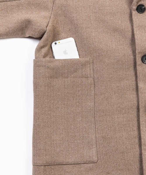 Revo.（レボ）の「Revo. レヴォ オーバーサイズ ダブルチェスターコート TH-3081（チェスターコート・メンズ・グレー/ライトベージュ/チャコール・1(M)/2(L)）」の20枚目の写真