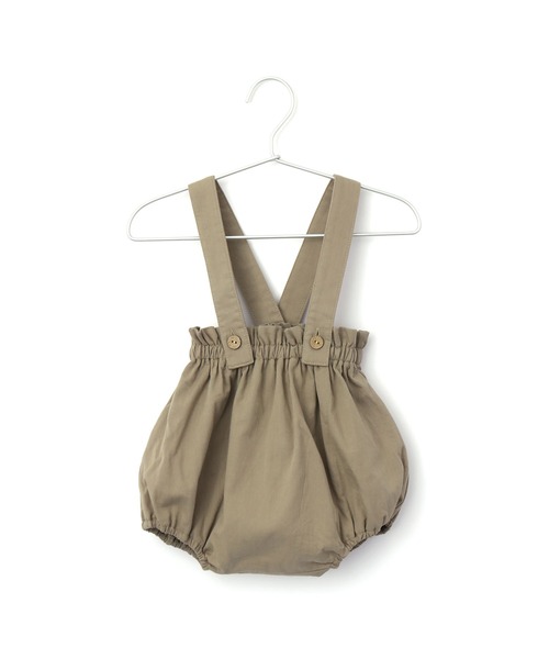 MAKE YOUR DAY（メイクユアデイ）の「サスペンダー付きブルマ（その他ベビーウェア・キッズ・ベージュ/サックスブルー/マスタード/サーモンピンク・FREE）」の2枚目の写真