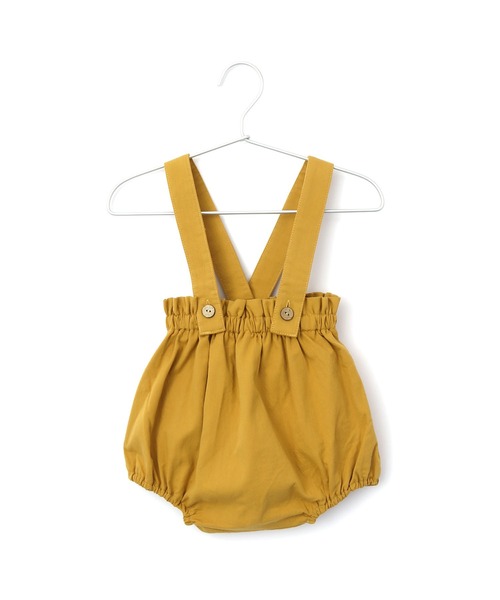 MAKE YOUR DAY（メイクユアデイ）の「サスペンダー付きブルマ（その他ベビーウェア・キッズ・ベージュ/サックスブルー/マスタード/サーモンピンク・FREE）」の4枚目の写真