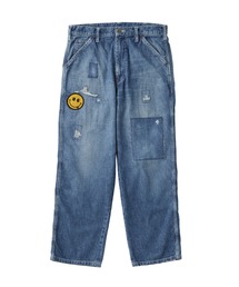 HYSTERIC GLAMOUR | SMILEアップリケ リメイクペインターデニムパンツ(デニムパンツ)