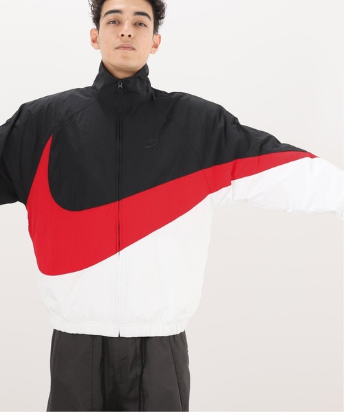 NIKE（ナイキ）の「【NIKE/ナイキ】 ウーブンジャケット（ブルゾン・メンズ・ブラック/レッド・SMALL/MEDIUM/LARGE/X-LARGE）」の9枚目の写真