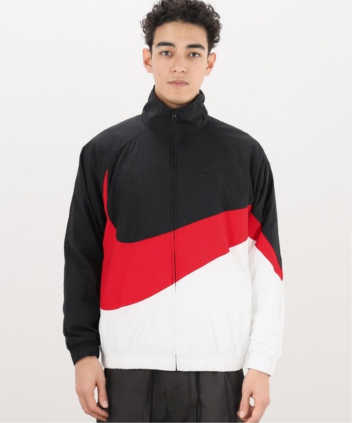 NIKE（ナイキ）の「【NIKE/ナイキ】 ウーブンジャケット（ブルゾン・メンズ・ブラック/レッド・SMALL/MEDIUM/LARGE/X-LARGE）」の6枚目の写真