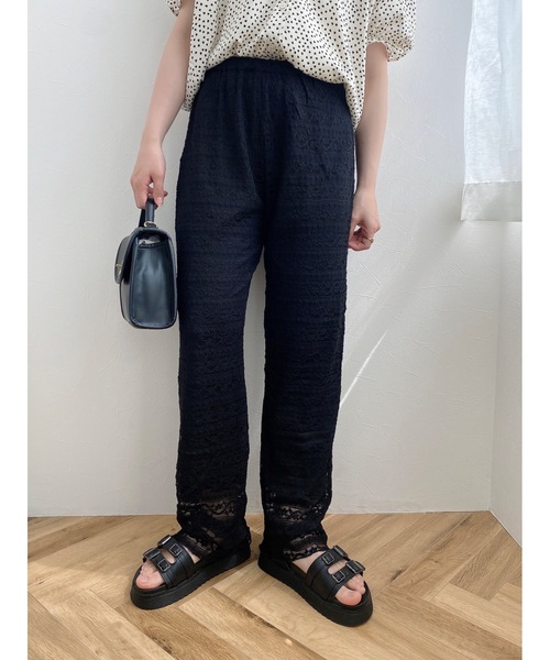 jumelle(ジュメロ)の「レースパンツ(その他パンツ・レディース・ベージュ/ブラック・FREE)」の2枚目の写真