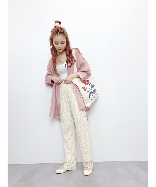 jumelle(ジュメロ)の「レースパンツ(その他パンツ・レディース・ベージュ/ブラック・FREE)」の4枚目の写真