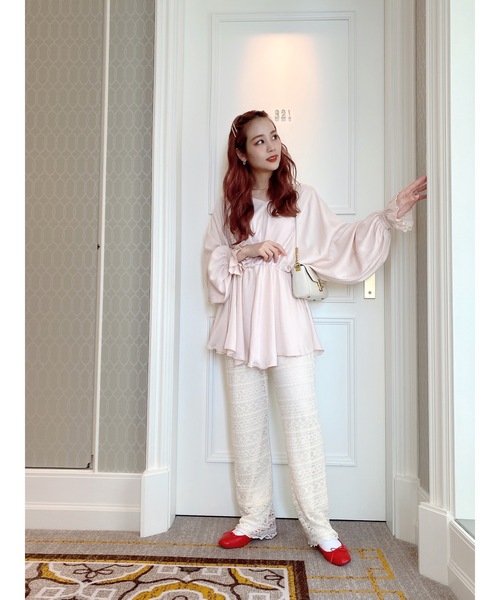 jumelle(ジュメロ)の「レースパンツ(その他パンツ・レディース・ベージュ/ブラック・FREE)」の5枚目の写真