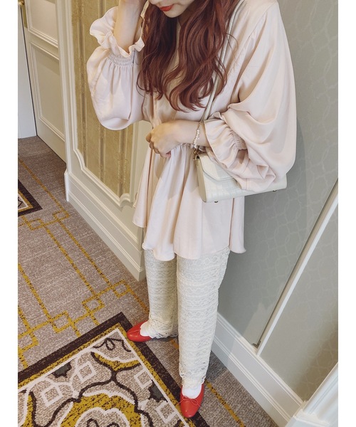 jumelle(ジュメロ)の「レースパンツ(その他パンツ・レディース・ベージュ/ブラック・FREE)」の8枚目の写真