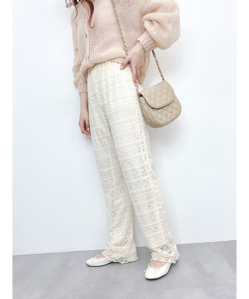 jumelle(ジュメロ)の「レースパンツ(その他パンツ・レディース・ベージュ/ブラック・FREE)」の9枚目の写真