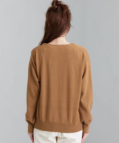 green label relaxing（グリーンレーベルリラクシング）の「[ 手洗い可能 ] CFC アメスリ タンクトップ + カーディガン ツイン ニット（カーディガン/ボレロ・レディース・ブラック/ケリー/ナチュラル/ブラウン・FREE）」の20枚目の写真