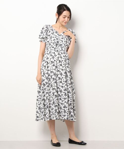 春早割 パフスリーブマキシワンピース ワンピース Miia ミーア のファッション Miia ミーア のワンピース 新色登場 ワンピース ワンピース ドレス Zozo限定カラー