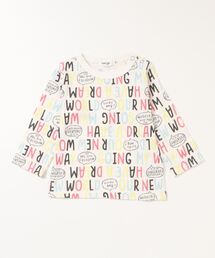 SLAP SLIP（スラップスリップ）の「SLAP SLIP/アルファベット柄 天竺 長袖 Tシャツ（Tシャツ/カットソー・キッズ）」