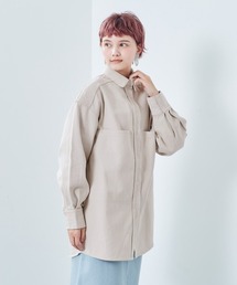 ステッチワークオーバーシャツジャケット