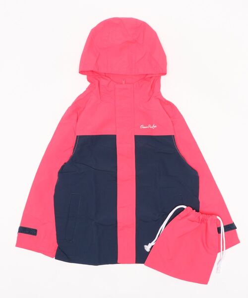 Ocean Pacific（オーシャンパシフィック）の「【OP / オーピー】キッズナイロンジャケット（その他アウター・キッズ・ブラック/ピンク・130/140/150）」の2枚目の写真
