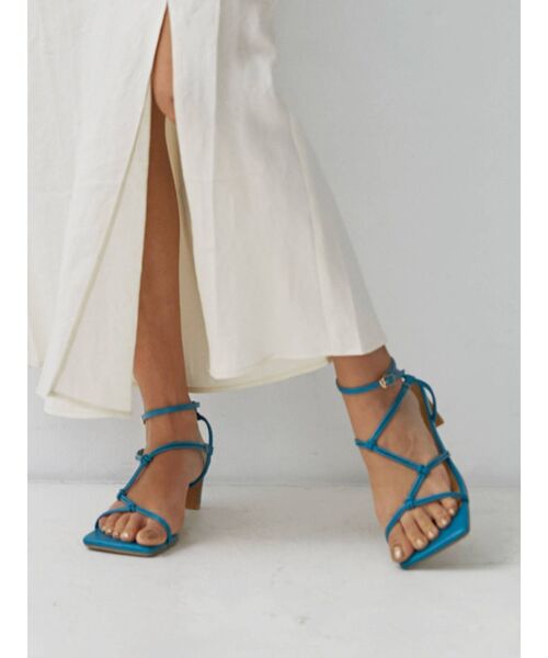 Ungrid（アングリッド）の「ストラップヒールサンダル（サンダル・レディース・ブラック/オレンジ/ブルー・S/M/L）」の12枚目の写真