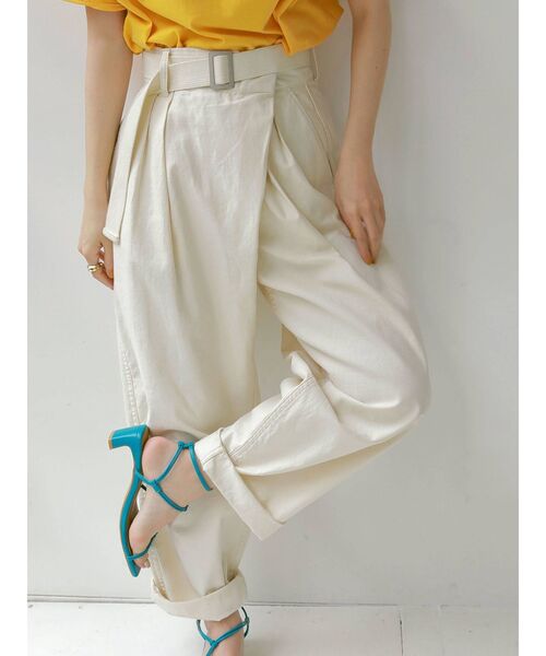 Ungrid（アングリッド）の「ストラップヒールサンダル（サンダル・レディース・ブラック/オレンジ/ブルー・S/M/L）」の14枚目の写真