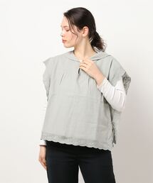 Samansa Mos2 | セーラー衿レースベスト(ベスト)