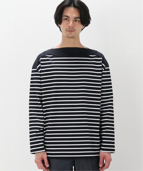 EDIFICE(エディフィス)の「KNIT BOAT BASQUE BORDER(Tシャツ/カットソー・メンズ・ダークブルー・MEDIUM/LARGE)」の12枚目の写真