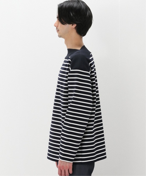 EDIFICE(エディフィス)の「KNIT BOAT BASQUE BORDER(Tシャツ/カットソー・メンズ・ダークブルー・MEDIUM/LARGE)」の8枚目の写真