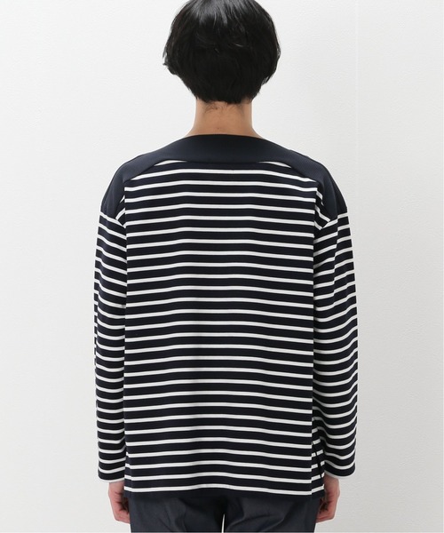 EDIFICE(エディフィス)の「KNIT BOAT BASQUE BORDER(Tシャツ/カットソー・メンズ・ダークブルー・MEDIUM/LARGE)」の11枚目の写真