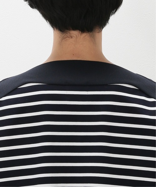 EDIFICE(エディフィス)の「KNIT BOAT BASQUE BORDER(Tシャツ/カットソー・メンズ・ダークブルー・MEDIUM/LARGE)」の10枚目の写真