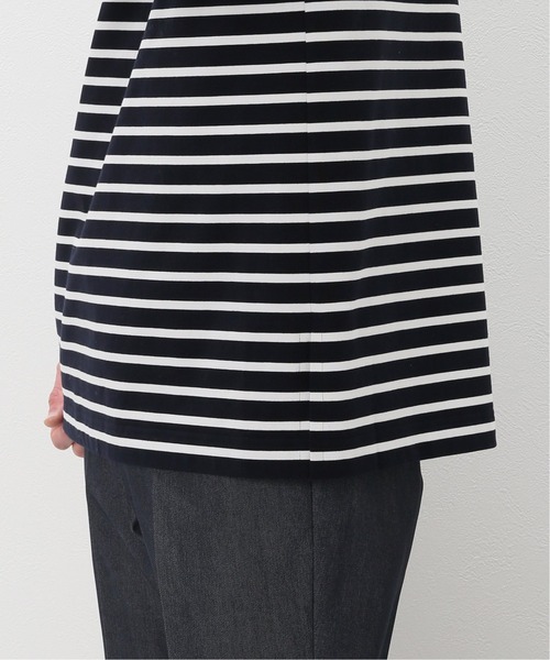 EDIFICE(エディフィス)の「KNIT BOAT BASQUE BORDER(Tシャツ/カットソー・メンズ・ダークブルー・MEDIUM/LARGE)」の13枚目の写真