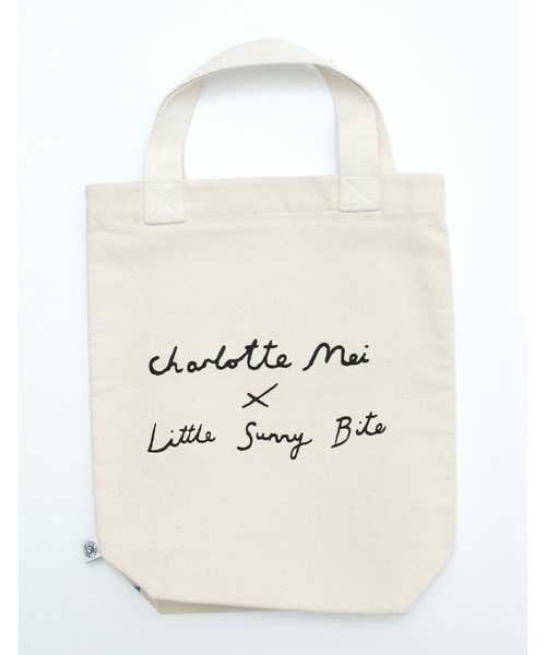 Little sunny bite(リトルサニーバイト)の「【Little sunny bite】Charlotte mei x little sunny bite little girl tote bag(トートバッグ・レディース・ナチュラル・FREE)」の5枚目の写真