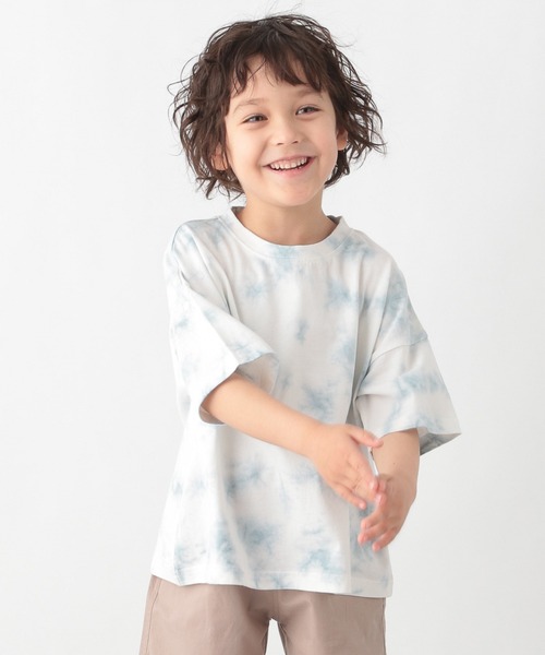 GLOBAL WORK（グローバルワーク）の「【キッズ】総柄アソートT5分袖/937413（Tシャツ/カットソー・キッズ・グレー/ホワイト/スカイブルー/ブルー・120cm/110cm/130cm/150cm/140cm/100cm/160cm）」の2枚目の写真