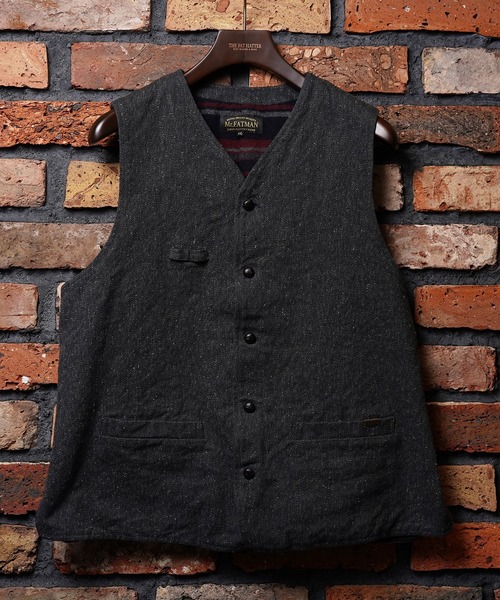 MRFATMAN ベスト 新品未使用 Robert Craftman Vest MRFATMAN（ミスターファットマン）の「ロバートクラフトマンベスト