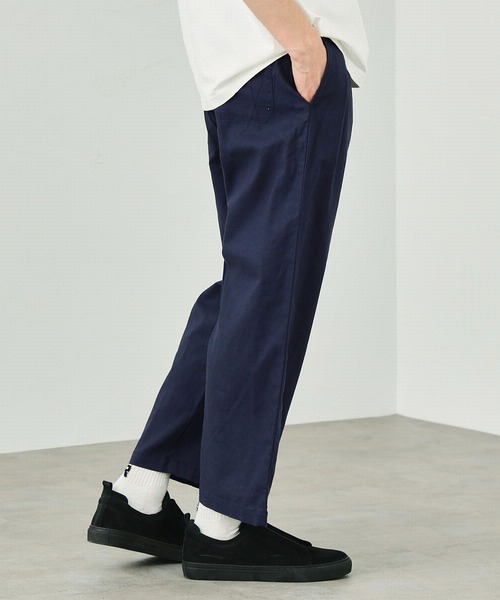 EDWIN(エドウィン)の「ツータック チノ クロップド(チノパンツ・メンズ・ブラック/ベージュ/ネイビー/カーキ・S/M/L/XL)」の17枚目の写真