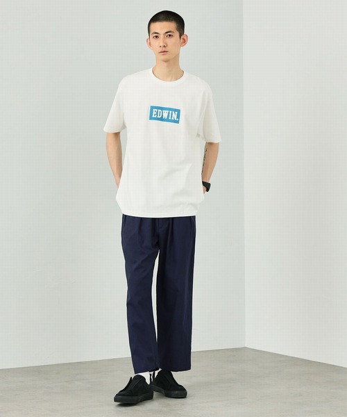 EDWIN(エドウィン)の「ツータック チノ クロップド(チノパンツ・メンズ・ブラック/ベージュ/ネイビー/カーキ・S/M/L/XL)」の13枚目の写真