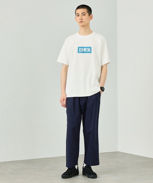 EDWIN(エドウィン)の「ツータック チノ クロップド(チノパンツ・メンズ・ブラック/ベージュ/ネイビー/カーキ・S/M/L/XL)」の11枚目の写真