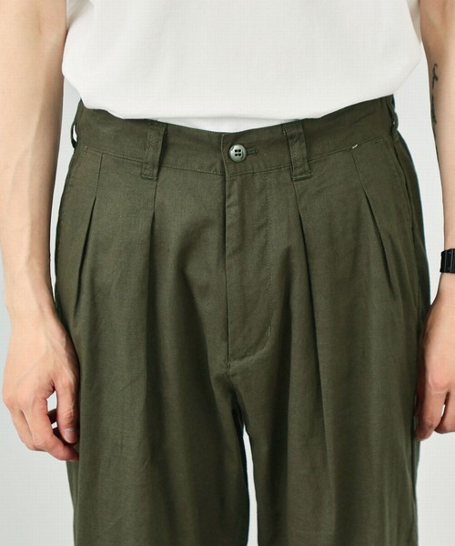 EDWIN(エドウィン)の「ツータック チノ クロップド(チノパンツ・メンズ・ブラック/ベージュ/ネイビー/カーキ・S/M/L/XL)」の22枚目の写真