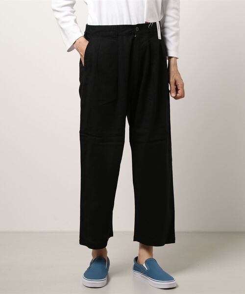 EDWIN(エドウィン)の「ツータック チノ クロップド(チノパンツ・メンズ・ブラック/ベージュ/ネイビー/カーキ・S/M/L/XL)」の7枚目の写真