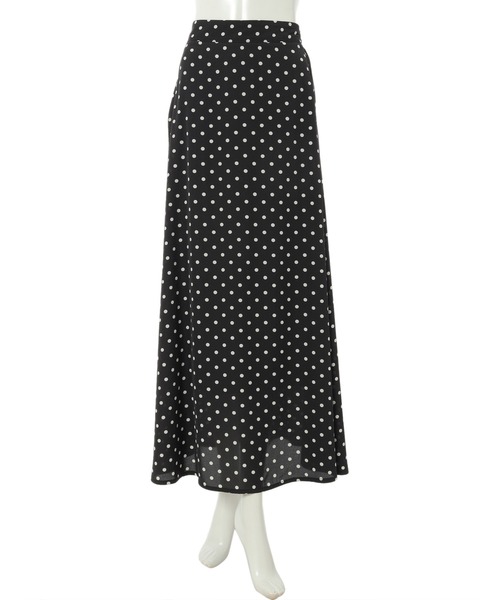 fifth（フィフス）の「ドットロングスカート（スカート・レディース・ホワイト/ブラック・MEDIUM）」の3枚目の写真